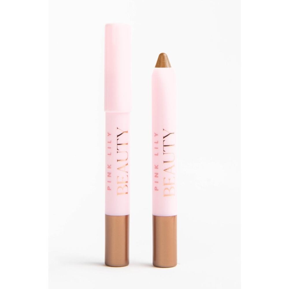 NEW Pink Lily Bronze Shimmer Eyeliner Metallic Glide Warm‎ Glow Eye Pencil